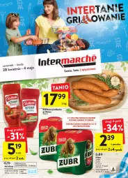 Gazetka promocyjna Intermarche - Gazetka - ważna od 04.05 do 04.05.2022 - strona 1 - produkty: Piwo, Ketchup, Pudliszki, Grill, Kiełbasa