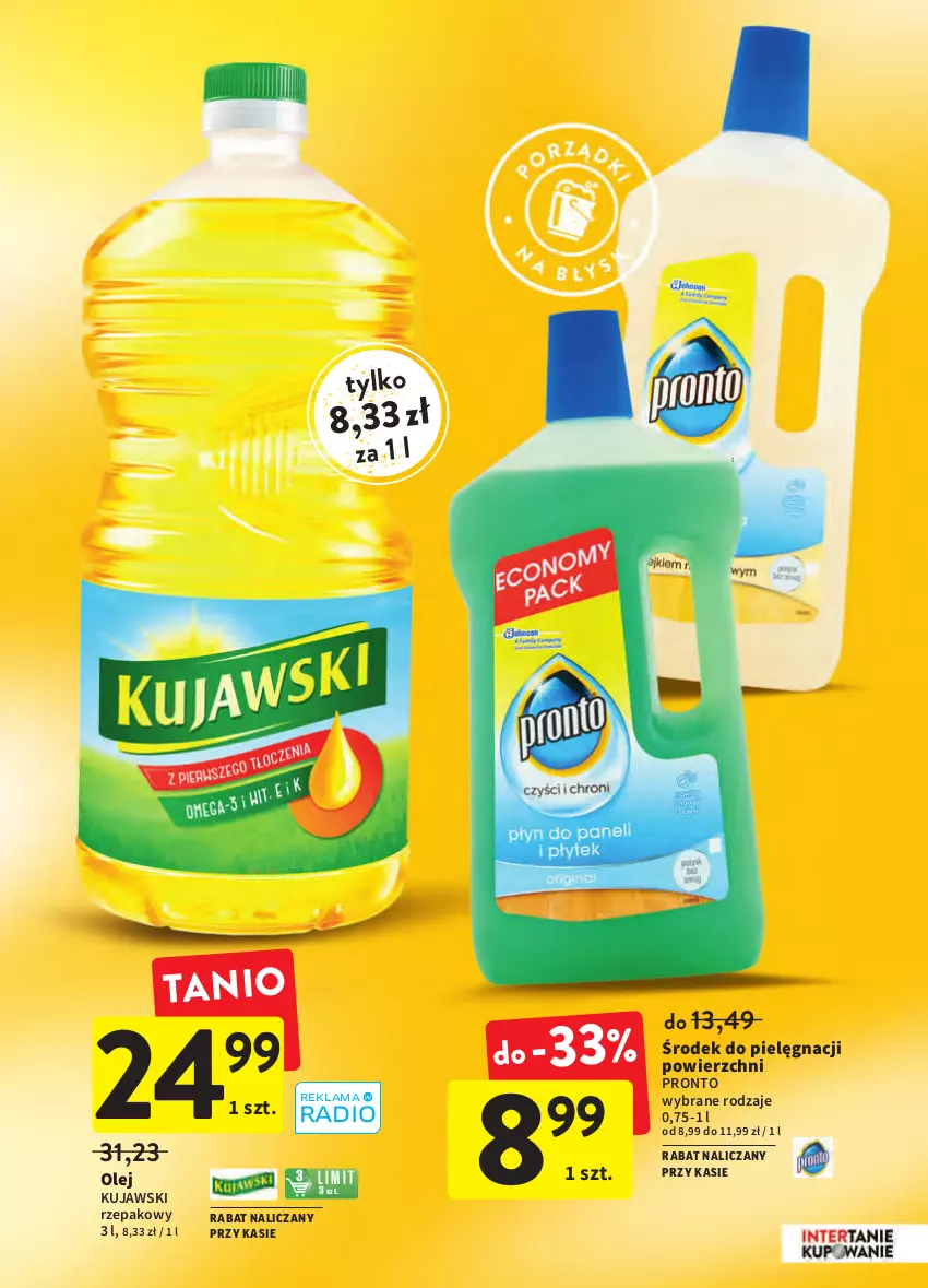 Gazetka promocyjna Intermarche - Świeżo i tanio - ważna 10.03 do 16.03.2022 - strona 5 - produkty: Kujawski, Olej, Pronto