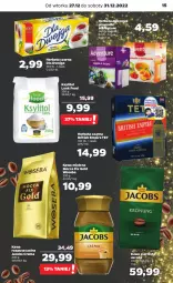 Gazetka promocyjna Netto - Artykuły spożywcze - Gazetka - ważna od 31.12 do 31.12.2022 - strona 15 - produkty: Kawa rozpuszczalna, Kawa ziarnista, Brit, Ksylitol, Kawa mielona, Kawa, Herbata czarna, Mocca Fix Gold, Jacobs, Woseba, Herbata, Herbata owocowa