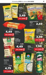 Gazetka promocyjna Netto - Artykuły spożywcze - Gazetka - ważna od 31.12 do 31.12.2022 - strona 17 - produkty: Ser, Beskidzki, Chipsy, Chrupki, Sezam, Popcorn, Przysnacki, Pringles, Aksam, Artur, Krakersy, Bakalland