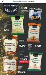 Gazetka promocyjna Netto - Artykuły spożywcze - Gazetka - ważna od 31.12 do 31.12.2022 - strona 18 - produkty: Pistacje, Ser, Orzeszki, Mieszanka studencka, Papryka, Orzeszki ziemne