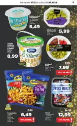 Gazetka promocyjna Netto - Artykuły spożywcze - Gazetka - ważna od 31.12 do 31.12.2022 - strona 9 - produkty: Sałatka, Sos, Oliwki, Sałat, Owoce morza, Krewetki, Owoce, Frytki, Surimi, Lisner