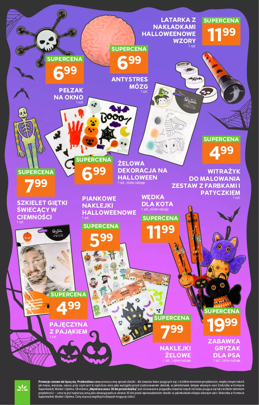 Gazetka promocyjna Stokrotka - Supermarket - ważna 15.10 do 21.10.2026 - strona 51 - produkty: Fa, Gry, Klej, Latarka, Mięso, Okno, Optima, Owoce, Tarka, Warzywa, Zabawka
