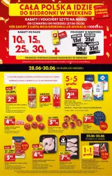 Gazetka promocyjna Biedronka - Rabaty na Weekend - Gazetka - ważna od 30.06 do 30.06.2024 - strona 1 - produkty: Piwa, Piwo, Kurczak, Sok, Gra, Ba!, Cukier, Królewski, Karkówka wieprzowa, Diamant, Tyskie, Warka, Lody, Kiełbasa, Pomidor malinowy, Podudzie z kurczaka, Kiełbasa śląska, Fa