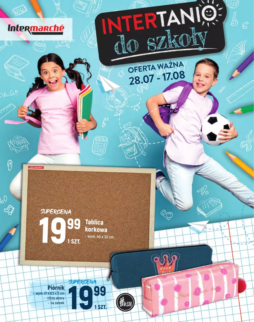 Gazetka promocyjna Intermarche - Tanio do Szkoły - ważna 27.07 do 17.08.2022 - strona 1 - produkty: Piórnik