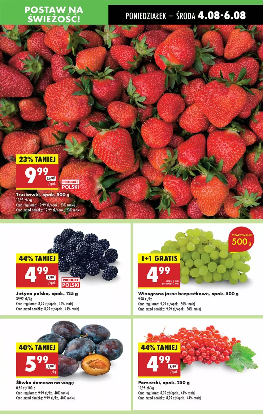 Gazetka promocyjna Biedronka - Od Poniedziałku - ważna 04.08 do 09.08.2025 - strona 27 - produkty: Fa, Por, Truskawki
