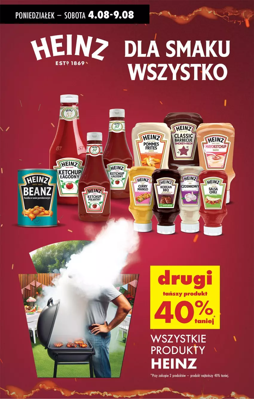 Gazetka promocyjna Biedronka - Od Poniedziałku - ważna 04.08 do 09.08.2025 - strona 50 - produkty: Heinz, Ketchup
