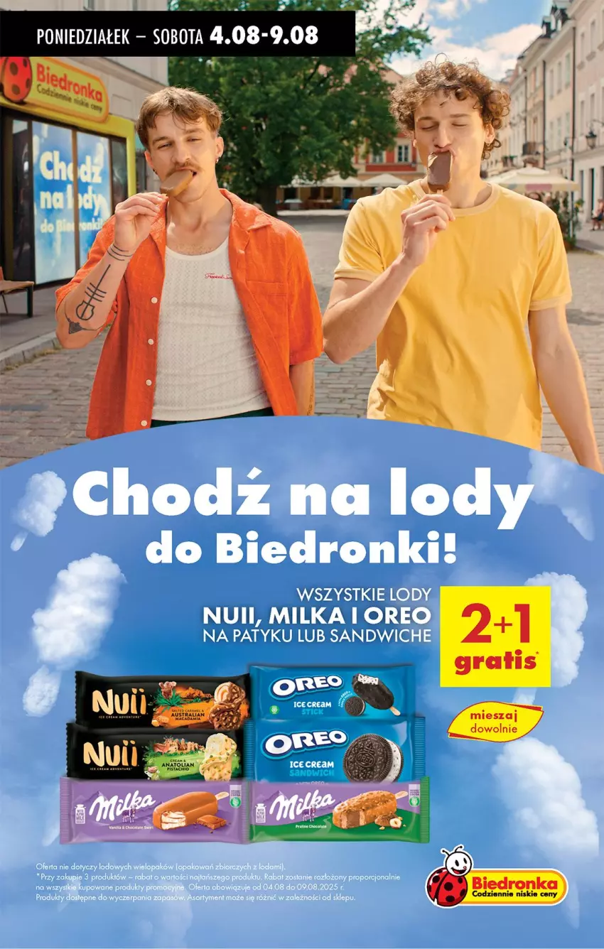 Gazetka promocyjna Biedronka - Od Poniedziałku - ważna 04.08 do 09.08.2025 - strona 56 - produkty: Milka, Oreo