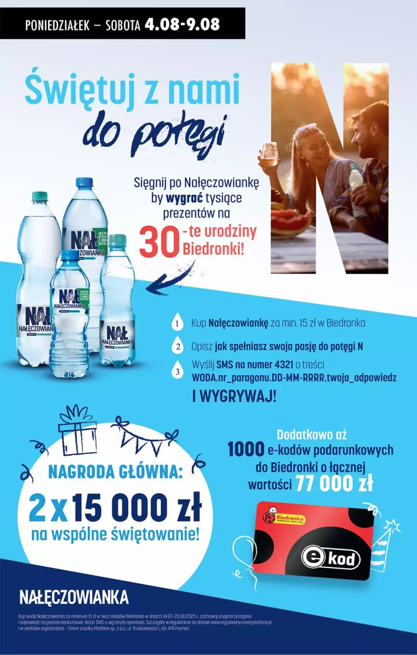 Gazetka promocyjna Biedronka - Od Poniedziałku - ważna 04.08 do 09.08.2025 - strona 60 - produkty: Fa, Gra, Gry, Kosz, Woda
