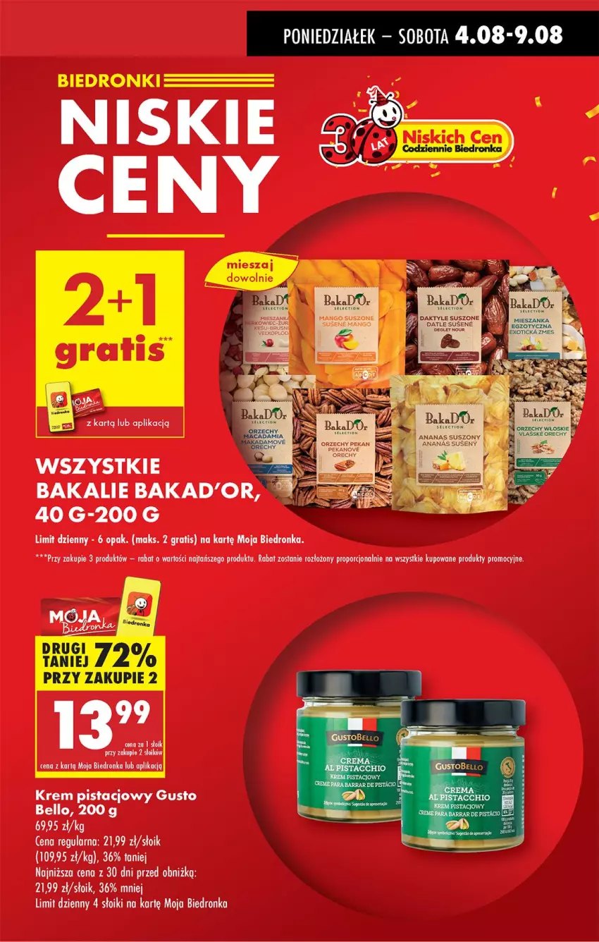 Gazetka promocyjna Biedronka - Od Poniedziałku - ważna 04.08 do 09.08.2025 - strona 9 - produkty: Bell, Gra, Krem pistacjowy, Por
