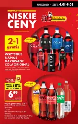 Gazetka promocyjna Biedronka - Od Poniedziałku - Gazetka - ważna od 09.08 do 09.08.2025 - strona 11 - produkty: Por, Gin, Coca-Cola, Napoje, Napój gazowany, Fanta, Napój, Fa