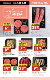 Gazetka promocyjna Biedronka - Od Poniedziałku - Gazetka - ważna od 09.08 do 09.08.2025 - strona 30 - produkty: Kurczak, Mięso mielone, Polędwiczka wieprzowa, Burger, Kiełbasa biała, Flaki, Kiełbasa, Flaki wołowe, Mięso