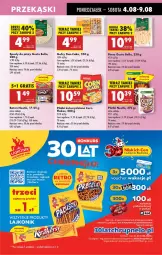 Gazetka promocyjna Biedronka - Od Poniedziałku - Gazetka - ważna od 09.08 do 09.08.2025 - strona 53 - produkty: Corn flakes, Lajkonik, Mop, Gin, Gra, Bell, Tera, Dan Cake, Crunchips, Baton, Monster Munch, Gofry, LG