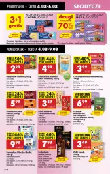 Gazetka promocyjna Biedronka - Od Poniedziałku - Gazetka - ważna od 09.08 do 09.08.2025 - strona 54 - produkty: Ciastka, Por, Orzeszki, Bonitki, Herbatniki, Mleczko, Czekolada, Rurki, Rodzynki, Kakao, Milka, Kokos, Czekolada nadziewana, Fa