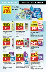 Gazetka promocyjna Biedronka - Od Poniedziałku - Gazetka - ważna od 09.08 do 09.08.2025 - strona 75 - produkty: Pur, Proszek do prania, Dega, Odplamiacz, Mleczko, Chusteczki, Kapsułki do prania, Ambi Pur, Folia aluminiowa, Fa