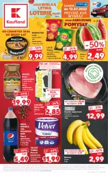 Gazetka promocyjna Kaufland - OFERTA TYGODNIA - Gazetka - ważna od 06.07 do 06.07.2022 - strona 1 - produkty: Piec, Banany, Kawa rozpuszczalna, Gra, 7up, Papier, Szynka wieprzowa, Chipsy, Mirinda, Kawa, Velvet, Lody, Szynka, Pepsi, Ręcznik, Napój gazowany, Jacobs, Arbuz, Lay’s, Napój, Mleko