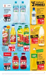 Gazetka promocyjna Kaufland - OFERTA TYGODNIA - Gazetka - ważna od 06.07 do 06.07.2022 - strona 13 - produkty: Dawtona, Nałęczowianka, Sok, Hellena, Napój gazowany, Sok pomidorowy, Woda mineralna, Woda, Napój, Nektar, Hortex, Fa