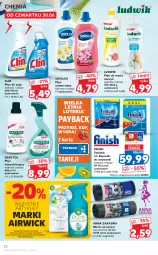 Gazetka promocyjna Kaufland - OFERTA TYGODNIA - Gazetka - ważna od 06.07 do 06.07.2022 - strona 32 - produkty: Ludwik, Gra, Do mycia naczyń, Finish, Tablet, Worki na śmieci, Clin, Płyn do mycia naczyń, Worki na śmiec, Płyn do mycia, Sanytol, Zmywarki, Sidolux, Waga, Płyn do szyb