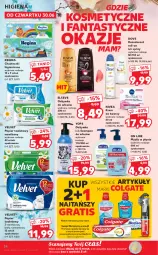 Gazetka promocyjna Kaufland - OFERTA TYGODNIA - Gazetka - ważna od 06.07 do 06.07.2022 - strona 34 - produkty: Krem do twarzy, Mydło w płynie, Elseve, Rum, Gin, Gra, Yope, Papier, Dezodorant, Papier toaletowy, Velvet, Dove, Chusteczki, Szampon, Fanta, Odżywka, Mydło, Colgate, Waga, Olej, Nivea, LG, Fa