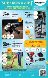 Gazetka promocyjna Biedronka - Okazje tygodnia - Gazetka - ważna od 10.08 do 10.08.2024 - strona 33 - produkty: Odkurzacz, UHU, Por, Gra, Szlifierka kątowa, Kosz, Warka, Bateria, Szlifierka, Kasza, Odkurzacz warsztatowy, Akumulator, Einhell