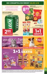 Gazetka promocyjna Stokrotka - Supermarket - Gazetka - ważna od 02.10 do 02.10.2024 - strona 5 - produkty: Piwa, Piwo, Warzywa, Por, Gra, Whiskas, Chipsy, Lody, Owoce, Lay’s, Mięso, Pedigree, Lech Premium, Hortex