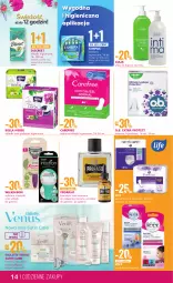 Gazetka promocyjna Super Pharm - Gazetka - Gazetka - ważna od 14.06 do 14.06.2023 - strona 14 - produkty: Gillette Venus, Pax, Bell, Sati, Discreet, Tampony, Venus, Tampax, Ziaja, Podpaski, Carefree, Gillette, Veet, Bielizna, Bella, Wkładki, O.B.