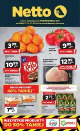Gazetka promocyjna Netto - Gazetka - ważna od 13.01 do 13.01.2024 - strona 1 - produkty: AEG, Szynka wieprzowa, Jaja, Kosz, Siatka, Szynka, Danio, Pomidor malinowy, Kokos