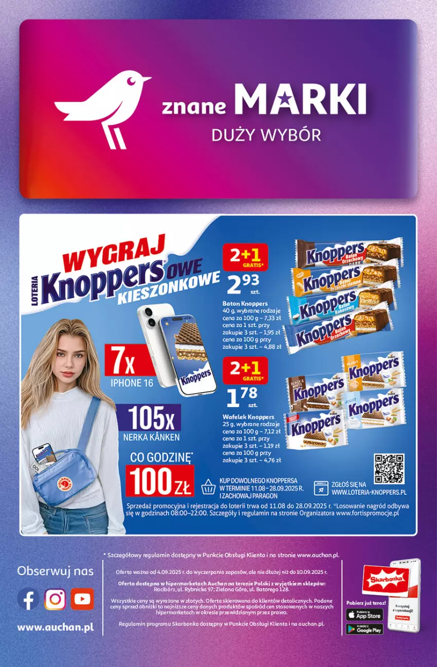 Gazetka promocyjna Auchan - Znane marki duży wybór Hipermarket - ważna 04.09 do 10.09.2025 - strona 44 - produkty: Gra, Miska, Ser
