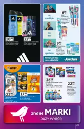 Gazetka promocyjna Auchan - Znane marki duży wybór Hipermarket - Gazetka - ważna od 10.09 do 10.09.2025 - strona 21 - produkty: Ser, BIC, Dezodorant, Adidas, Nić dentystyczna, Kapsułki do prania