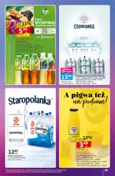 Gazetka promocyjna Auchan - Znane marki duży wybór Hipermarket - Gazetka - ważna od 10.09 do 10.09.2025 - strona 25 - produkty: Sok, Ser, Mus, Woda mineralna, Staropolanka, Woda, Cisowianka