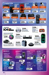 Gazetka promocyjna Auchan - Znane marki duży wybór Hipermarket - Gazetka - ważna od 10.09 do 10.09.2025 - strona 36 - produkty: Sok, Por, Mus, Słuchawki, Głośnik, Mikrowieża, Mikrofon, Power audio, Sony, Radioodtwarzacz, Soundbar, Głośnik bluetooth, K2