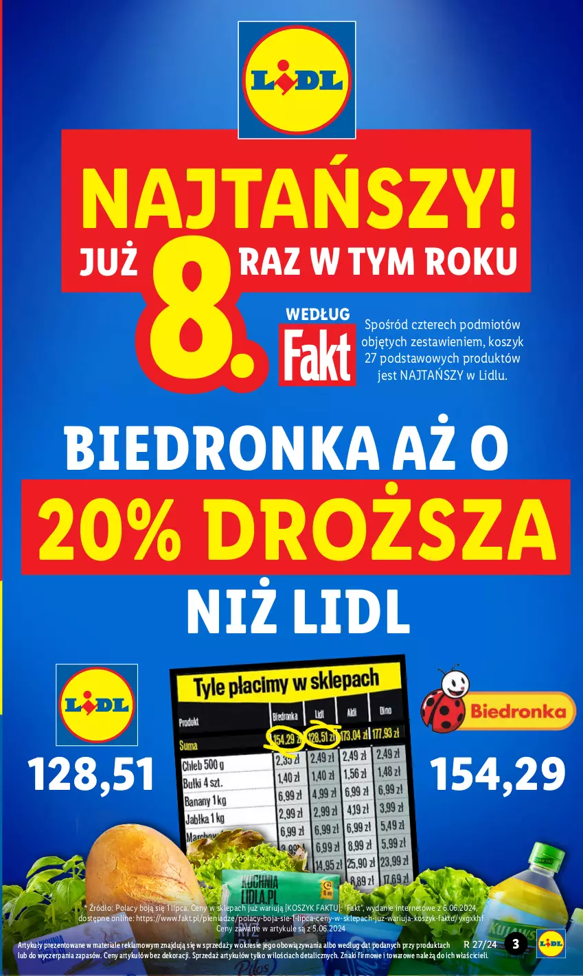 Gazetka promocyjna Lidl - GAZETKA - ważna 01.07 do 07.07.2024 - strona 3 - produkty: Anew, Fa, HP, Kosz