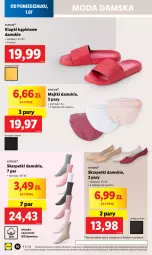 Gazetka promocyjna Lidl - GAZETKA - Gazetka - ważna od 07.07 do 07.07.2024 - strona 10 - produkty: Klapki, Sok, Majtki, Karp, Skarpetki, Moda