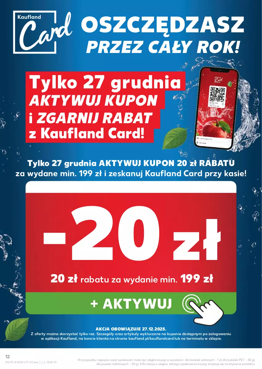 Gazetka promocyjna Kaufland - Gazetka tygodnia - ważna 27.12.2025 do 31.12.2026 - strona 12 - produkty: Sok