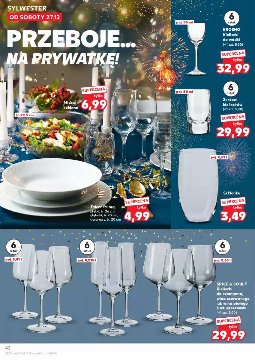 Gazetka promocyjna Kaufland - Gazetka tygodnia - ważna 27.12.2025 do 31.12.2026 - strona 42 - produkty: Deser, LANA, Miska, Prima, Ser, Szklanka, Talerz