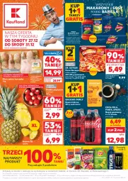 Gazetka promocyjna Kaufland - Gazetka tygodnia - Gazetka - ważna od 31.12 do 31.12.2026 - strona 1 - produkty: Kurczak, Makaron, Sos, Sok, Ser, Por, Gra, Filet z piersi kurczaka, Szal, Ananas, Kawa mielona, Kawa, Kosz, Coca-Cola, Dr. Oetker, Pizza, Napój gazowany, Fanta, Barilla, Waga, Sprite, Napój, Fa