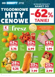 Gazetka promocyjna Kaufland - Gazetka tygodnia - Gazetka - ważna od 31.12 do 31.12.2026 - strona 8 - produkty: Piec, Mandarynki, Warzywa, Ser, Królewski, Kajzerka, Kajzerka pszenna, Laur, Szynka, Pieczywo, Owoce, Olej, Pomidory