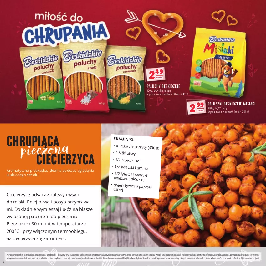 Gazetka promocyjna Stokrotka - Katalog Walentynki - ważna 01.02.2023 do 13.02.2024 - strona 10 - produkty: Beskidzki, Mięso, Olej, Owoce, Papier, Piec, Rum, Ser, Warzywa