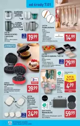Gazetka promocyjna Aldi - Artykuły przemysłowe i tekstylia - Gazetka - ważna od 10.01 do 10.01.2025 - strona 4 - produkty: Przybory kuchenne, Makaron, Ser, Zaparzacz, Wycieraczka, Zlew, Sito, Gofrownica, Wełna, Szklanka, Cedzak, Piekarnik, Fa