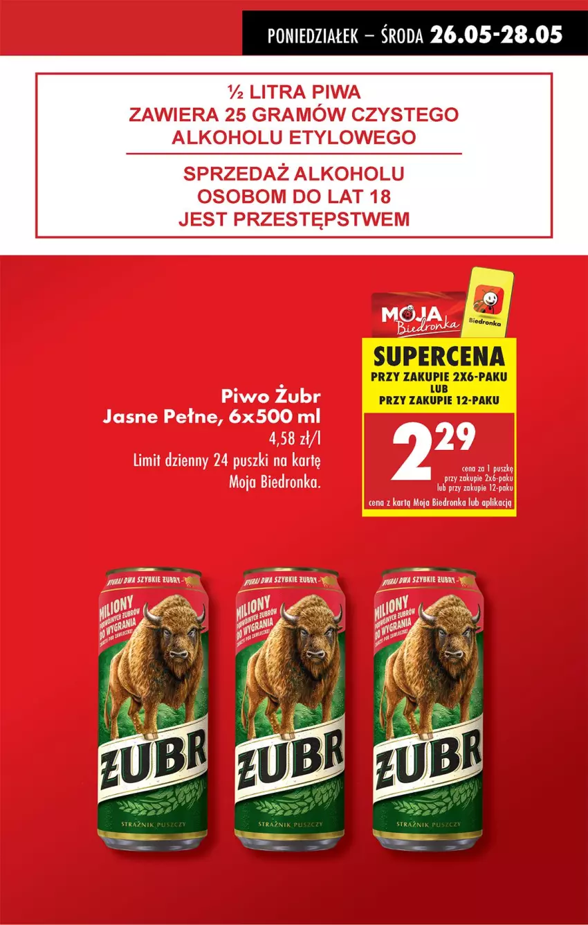 Gazetka promocyjna Biedronka - Od Poniedziałku - ważna 26.05 do 31.05.2025 - strona 15 - produkty: Fa, Gra, LEGO, Piwa, Piwo