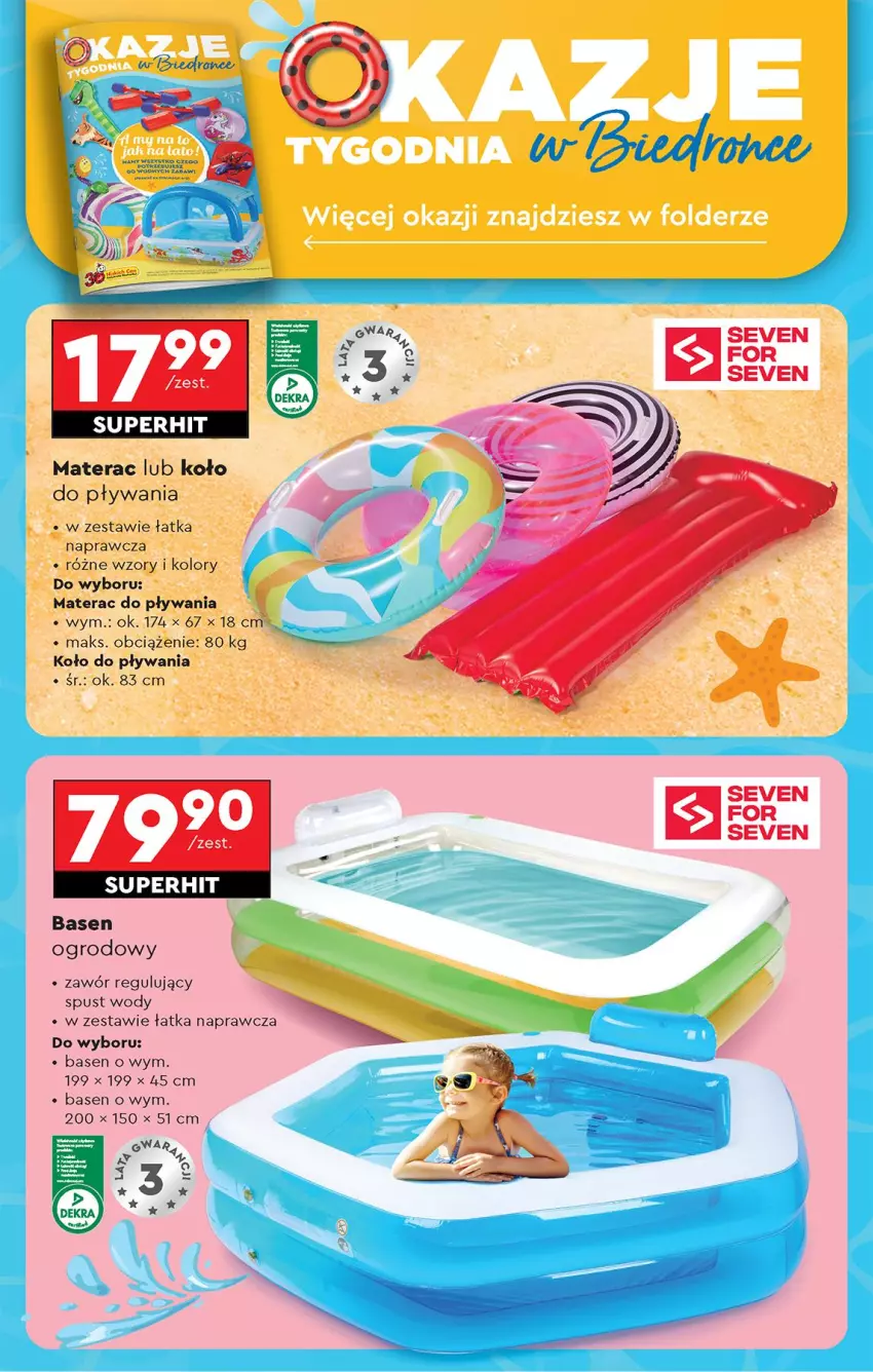 Gazetka promocyjna Biedronka - Od Poniedziałku - ważna 26.05 do 31.05.2025 - strona 68 - produkty: Materac, Tera, Woda
