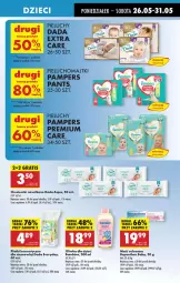 Gazetka promocyjna Biedronka - Od Poniedziałku - Gazetka - ważna od 31.05 do 31.05.2025 - strona 61 - produkty: Ser, Pampers, Pieluchy, Majtki, Dada, Leon, Oliwka dla dzieci, Chusteczki, Płatki kosmetyczne, Dzieci, Pieluchomajtki, Bepanthen