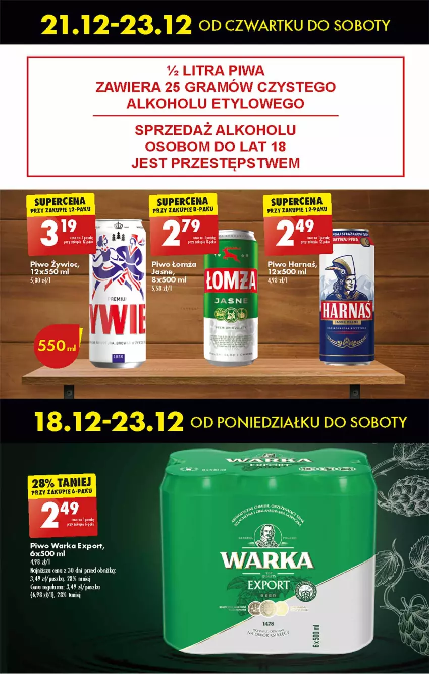 Gazetka promocyjna Biedronka - Od czwartku - ważna 21.12 do 27.12.2023 - strona 61 - produkty: Gra, Gry, Harnaś, Piwa, Piwo, Por, Warka