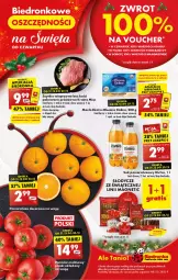 Gazetka promocyjna Biedronka - Od czwartku - Gazetka - ważna od 27.12 do 27.12.2023 - strona 1 - produkty: Sok pomarańczowy, Sok, Ser, Szynka wieprzowa, Pomarańcze, Lody, Szynka, Deser, Masło, Pomidor malinowy