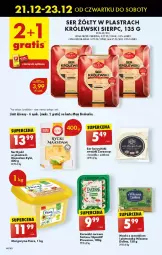 Gazetka promocyjna Biedronka - Od czwartku - Gazetka - ważna od 27.12 do 27.12.2023 - strona 48 - produkty: Maasdam, Ser, Gra, Królewski, Tarta, Margaryna, Flora, Masło, Tartare