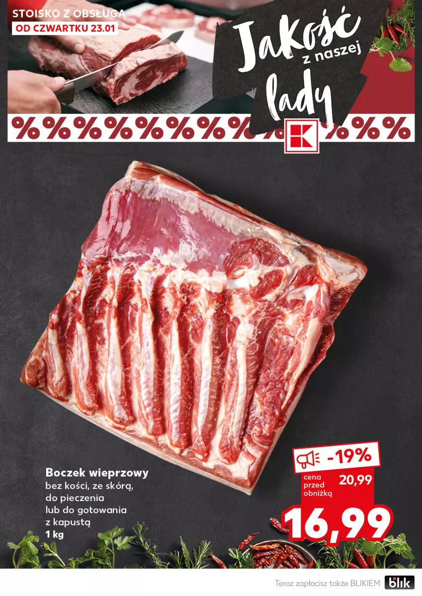 Gazetka promocyjna Kaufland - Mocny Start - ważna 27.01 do 29.01.2025 - strona 14 - produkty: Boczek, Boczek wieprzowy, Kapustą, Piec