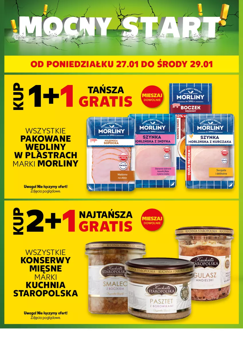 Gazetka promocyjna Kaufland - Mocny Start - ważna 27.01 do 29.01.2025 - strona 2 - produkty: Boczek, Fa, Gra, Kuchnia, Kuchnia Staropolska, Kurczak, Morliny, Polędwica, Ser, Szynka, Waga