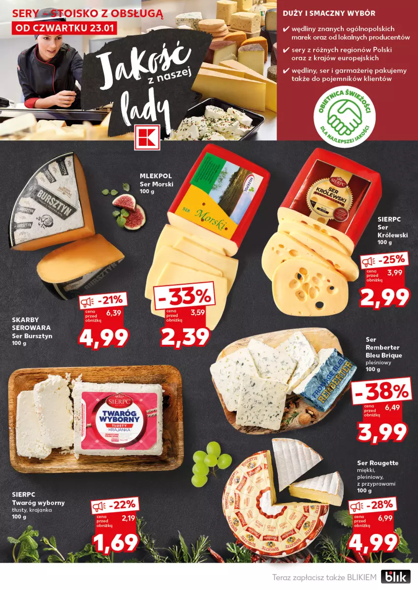 Gazetka promocyjna Kaufland - Mocny Start - ważna 27.01 do 29.01.2025 - strona 20 - produkty: Bursztyn, Królewski, LG, Pojemnik, Ser, Twaróg