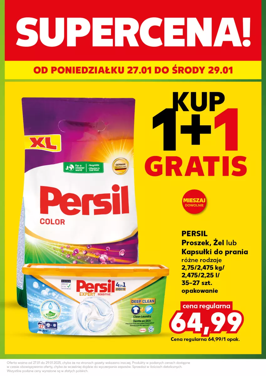 Gazetka promocyjna Kaufland - Mocny Start - ważna 27.01 do 29.01.2025 - strona 3 - produkty: Kapsułki do prania, Persil