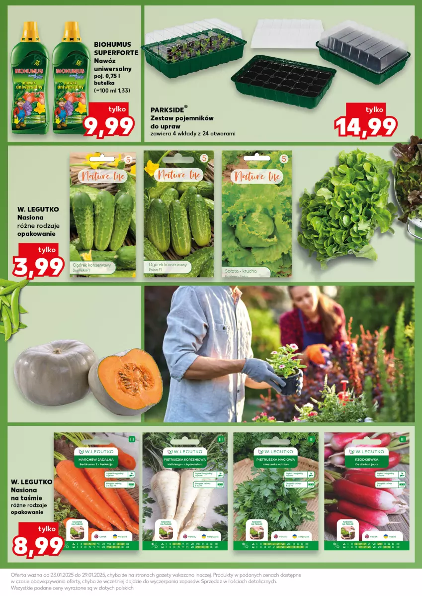 Gazetka promocyjna Kaufland - Mocny Start - ważna 27.01 do 29.01.2025 - strona 31 - produkty: Biohumus, Mus, Nawóz, O nas, Parkside, Pojemnik